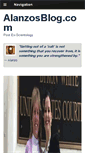 Mobile Screenshot of alanzosblog.com