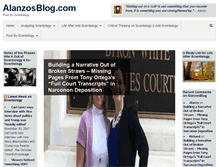 Tablet Screenshot of alanzosblog.com
